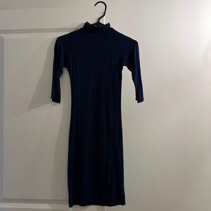 Navy Blue Mini Bodycon Dress
